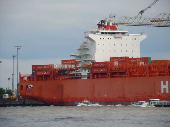 MV 'RIO BLANCO' (5,905 TEU, Post-panamax, fully-cellular Containership, built in 2009)